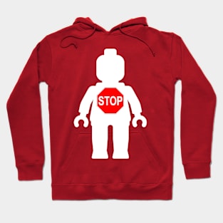 Minifig with Stop Sign Hoodie